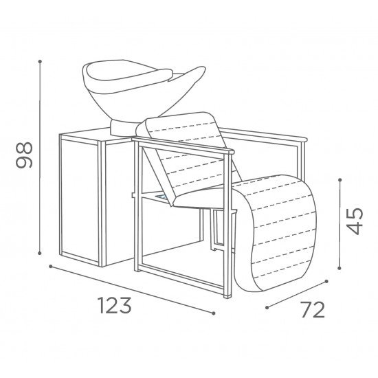 Kirpyklos plautuve Luca Rossini Alba