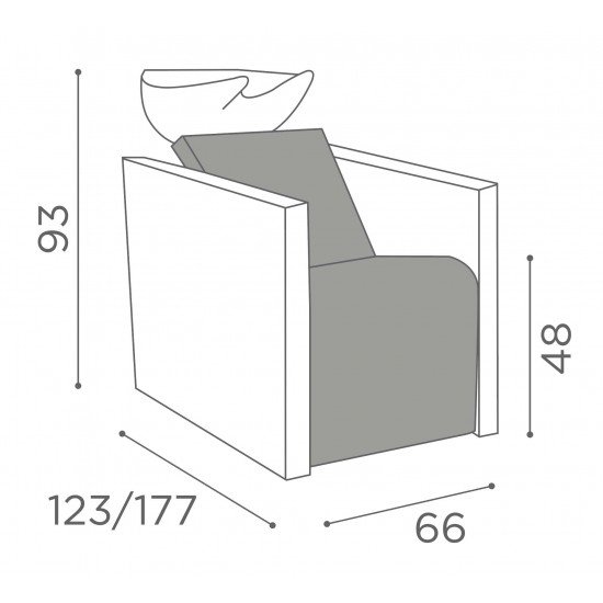 Kirpyklos plautuve Salon Ambience Ergowash