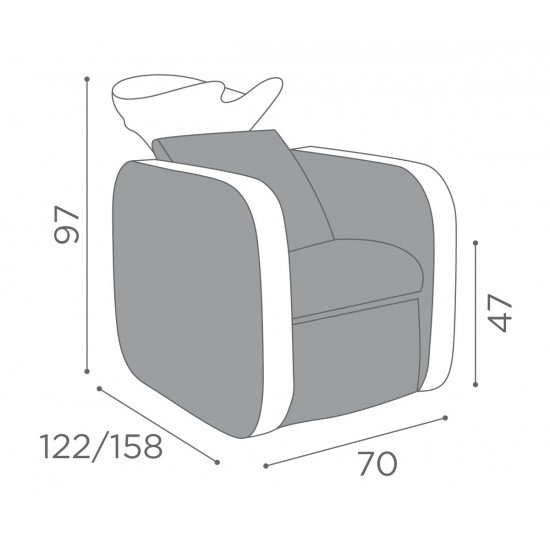 Kirpyklos plautuve Salon Ambience Iconwash