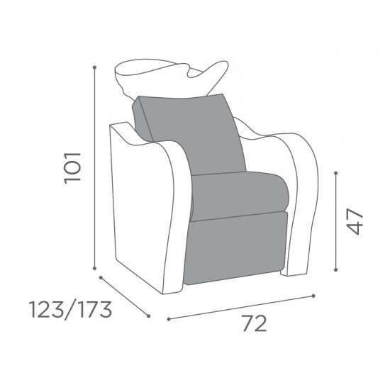 Kirpyklos plautuve Salon Ambience Luxury Kirpyklos plautuve Salon Ambience Luxury