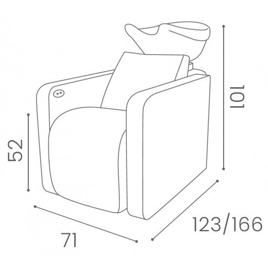 Kirpyklos plautuve Salon Ambience Neptune