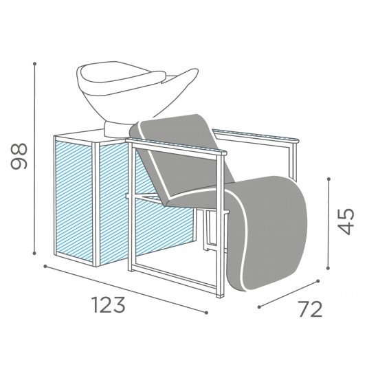 Kirpyklos plautuve Salon Ambience Soho 