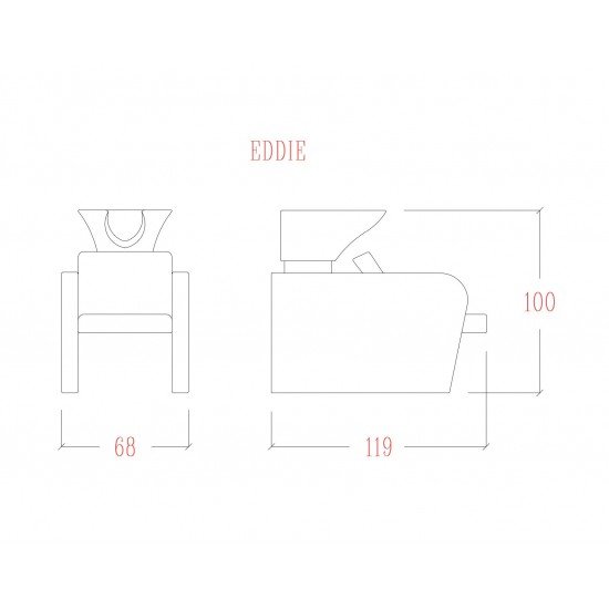 Kirpyklos plautuvė Vezzosi Eddie