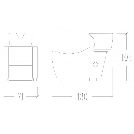 Salon backwash Vezzosi Nirvana