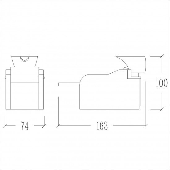 Kirpyklos plautuvė Vezzosi Urban