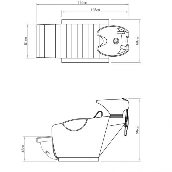 Kirpyklos plautuvė DIR Victoria