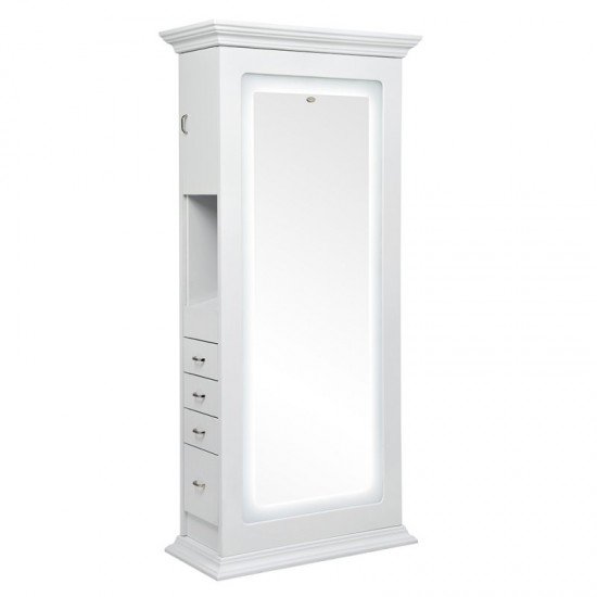 Kirpyklos dvipusis veidrodis DIR Adonis su LED apšvietimu