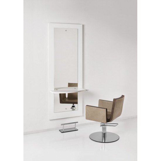 Kirpyklos veidrodis Luca Rossini Melodia baltas LED Kirpyklos veidrodis Luca Rossini Melodia baltas LED