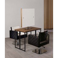 Kirpyklos veidrodis dvipusis Salon Ambience London