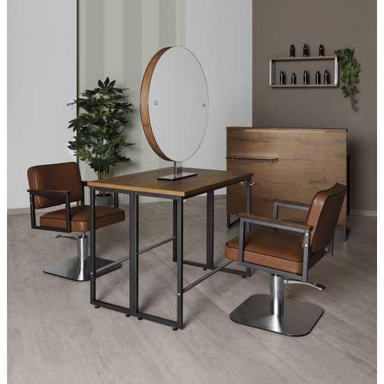 Kirpyklos veidrodis dvipusis Salon Ambience London Kirpyklos veidrodis dvipusis Salon Ambience London