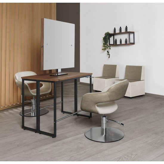 Kirpyklos veidrodis dvipusis Salon Ambience London Kirpyklos veidrodis dvipusis Salon Ambience London