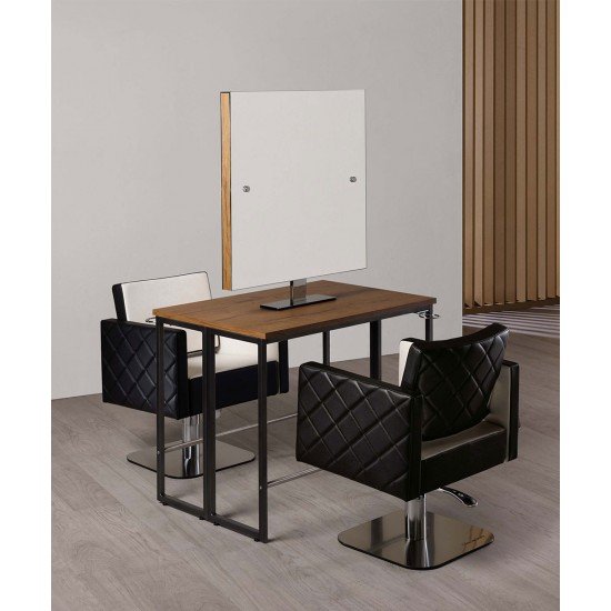 Kirpyklos veidrodis dvipusis Salon Ambience London Kirpyklos veidrodis dvipusis Salon Ambience London