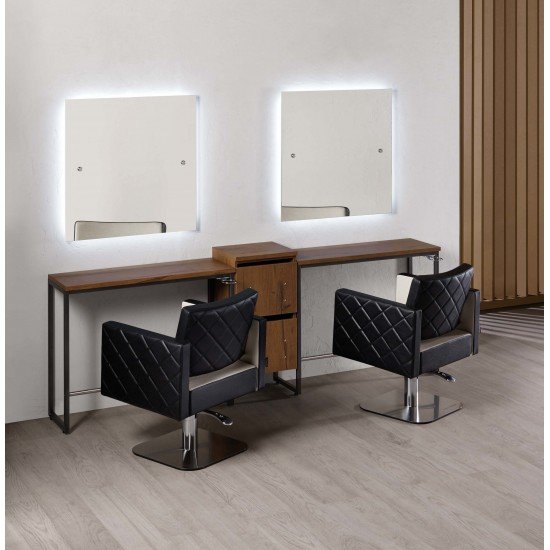 Kirpyklos veidrodis Salon Ambience London LED Kirpyklos veidrodis Salon Ambience London LED