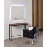 Kirpyklos veidrodis Salon Ambience London LED