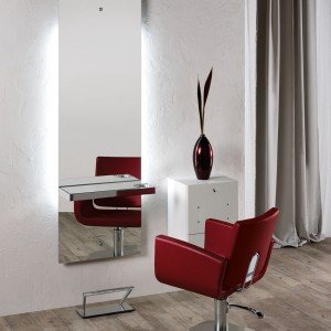 Kirpyklos veidrodis Salon Ambience Lunar LED