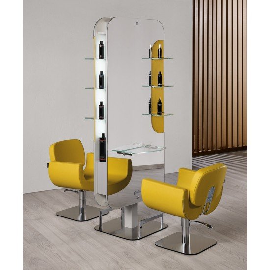 Kirpyklos veidrodis dvipusis Salon Ambience New York Kirpyklos veidrodis dvipusis Salon Ambience New York