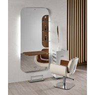 Kirpyklos veidrodis Salon Ambience New York LED