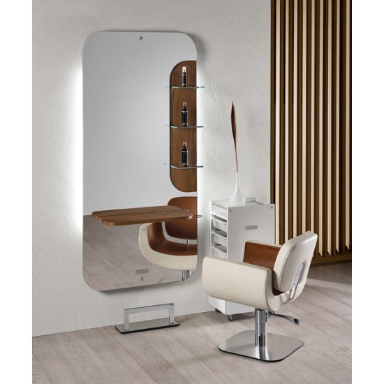 Kirpyklos veidrodis Salon Ambience New York LED