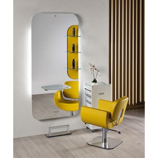 Kirpyklos veidrodis Salon Ambience New York LED