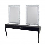 Kirpyklos veidrodis Vezzosi Sophia Wall - dviejų darbo vietų