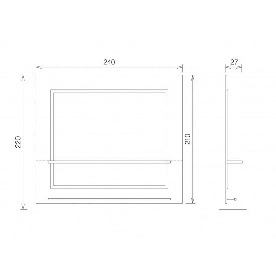 Kirpyklos veidrodis Vezzosi Supernova