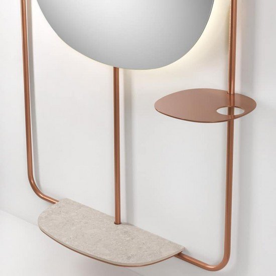 Kirpyklos veidrodis Vezzosi Wall