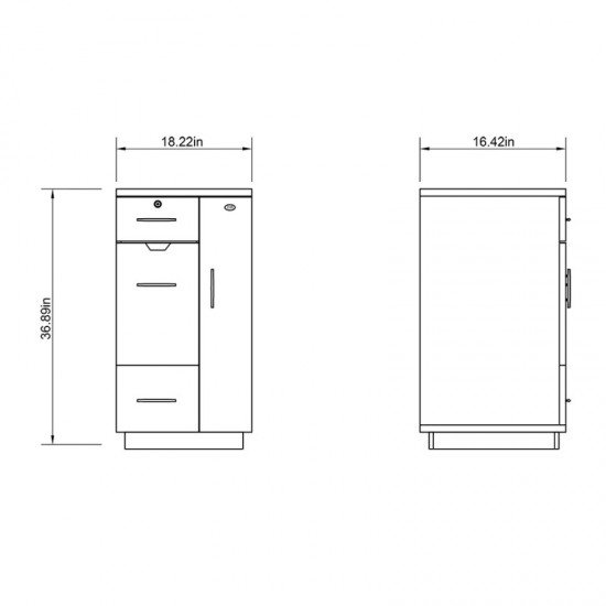 Kirpyklos vežimėlis DIR Cubex
