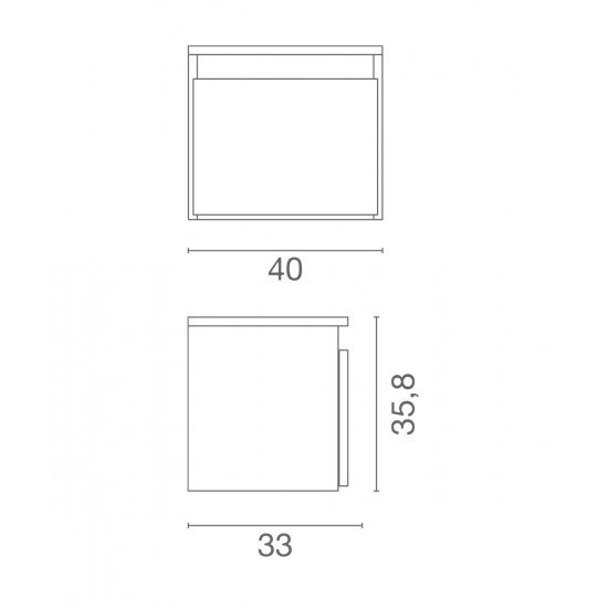 Kirpyklos spintelė Luca Rossini Tengo