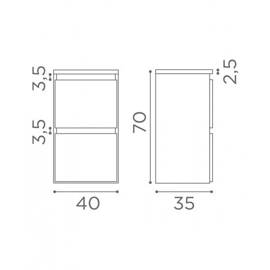 Kirpyklos spintelė Salon Ambience Bridge
