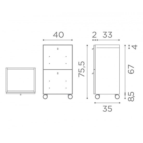 Kirpyklos vežimėlis Salon Ambience Style